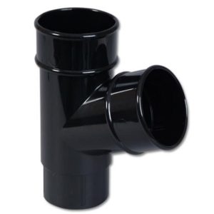 68mm 112.5° Downpipe Branch - Black