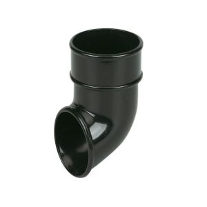 68mm Downpipe Shoe - Black