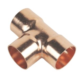 End Feed Equal Tee 22mm