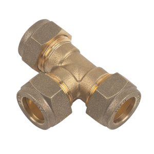 Compression Equal Tee 15mm