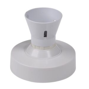 Pre-wired Straight Batten Lamp Holder White